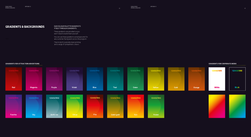 Dubai Parks Gradients